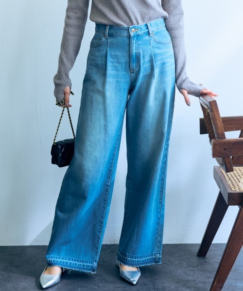 デニム・ジーパン AGOLDE JEANS (A2191183 MSHAK) Ada. ジーンズ デニム デニムパンツ センターシームデザイン