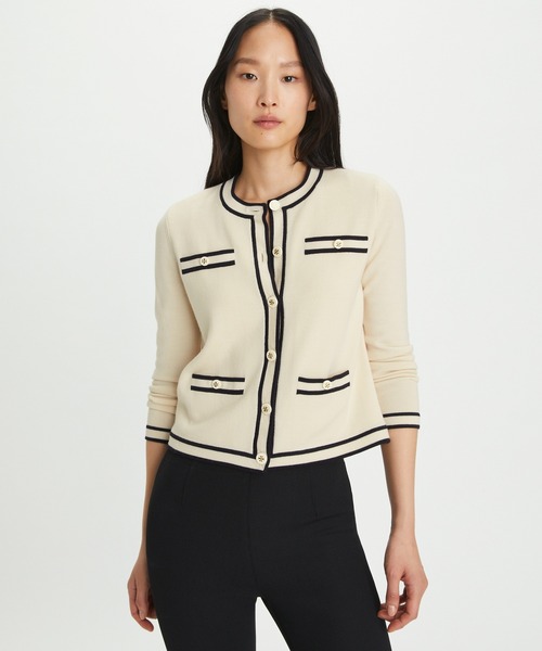 TORY BURCH ニット セーター ケンドラ カーディガン レディース