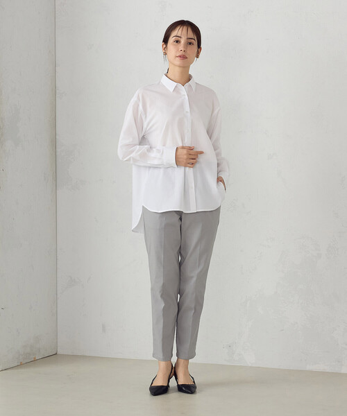 coomb コンビデザインブラウス  ¥20,900 COMME CA ISM（コムサイズム） ブラウス シャツ ストライプコンビ