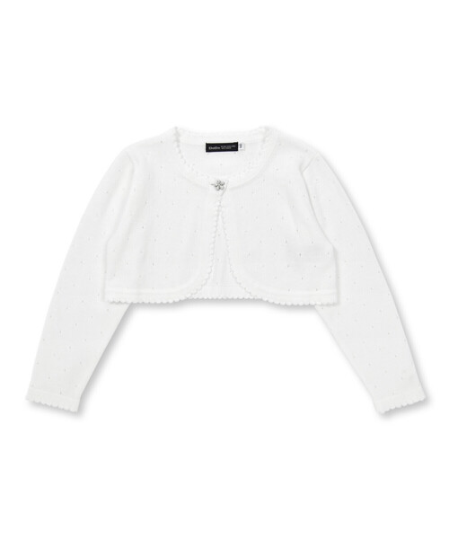 カーディガン 入学式 卒園式 ニットボレロカーディガン(110~130cm) キッズ 子供服 男の子 女の子の画像