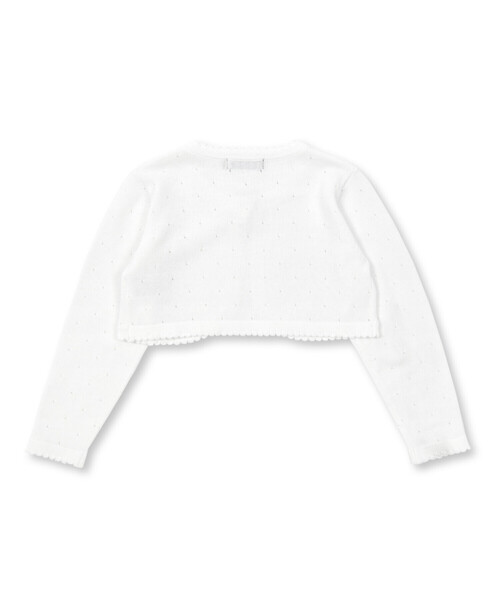 カーディガン 入学式 卒園式 ニットボレロカーディガン(110~130cm) キッズ 子供服 男の子 女の子の画像