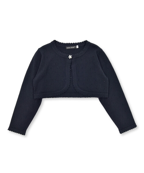 カーディガン 入学式 卒園式 ニットボレロカーディガン(110~130cm) キッズ 子供服 男の子 女の子の画像