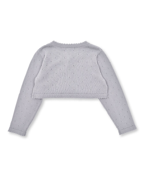 カーディガン 入学式 卒園式 ニットボレロカーディガン(110~130cm) キッズ 子供服 男の子 女の子の画像