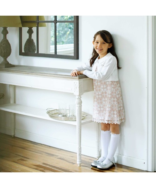 カーディガン 入学式 卒園式 ニットボレロカーディガン(110~130cm) キッズ 子供服 男の子 女の子の画像