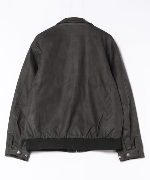 grunge fade leather blouson 本革 短丈 Y2K NAUTICA（ノーティカ）の「NAUTICA/ノーティカ Faded Vegan Leather