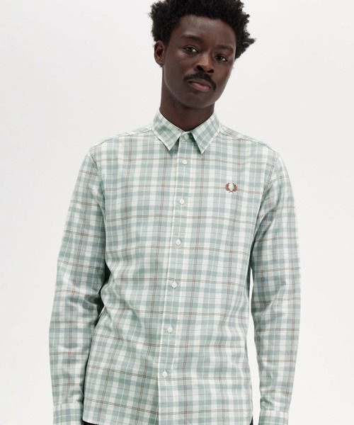FRED PERRY（フレッドペリー） シャツ Twill Tartan Shirt／ツイル