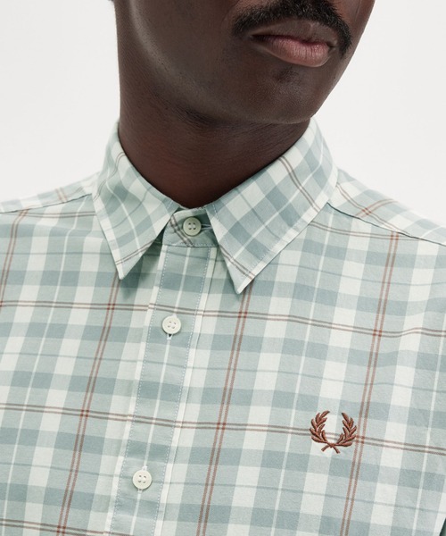 FRED PERRY（フレッドペリー） シャツ Twill Tartan Shirt／ツイル