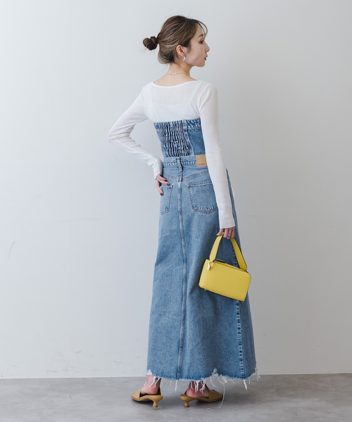 【タグ付き】NOBLE ニードバイヘリテージ デニムビスチェ　STEPHANIE NEEDBY heritage（ニードバイヘリテージ） トップス STEPHANIE