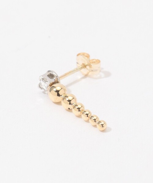 ピアス PLOW Grain Conch Shell ダイヤピアス レディースの画像
