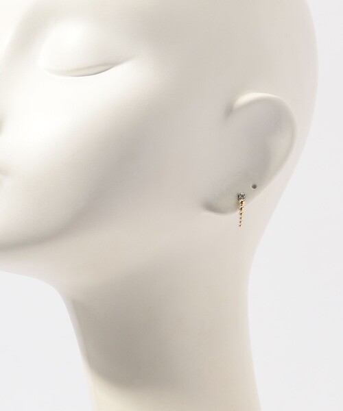 ピアス PLOW Grain Conch Shell ダイヤピアス レディースの画像