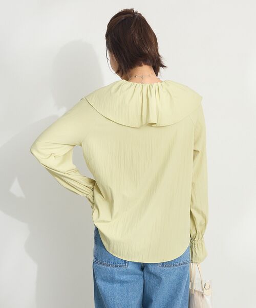 CRAFT STANDARD BOUTIQUE ブラウス シャツ BIGフリル襟ブラウス