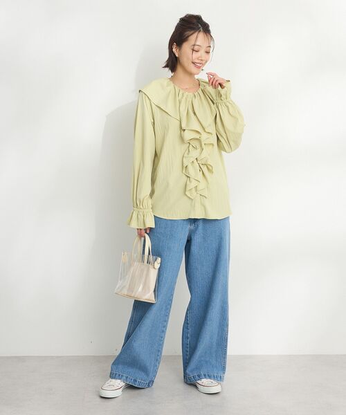 ブラウスの店単品です CRAFT STANDARD BOUTIQUE ブラウス シャツ BIGフリル襟ブラウス