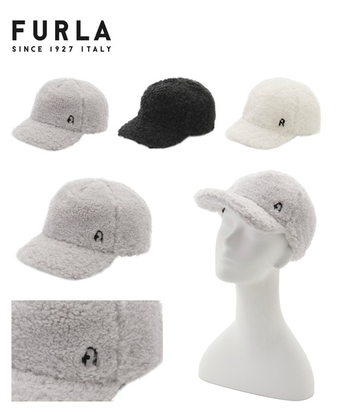「FURLA」 キャップ FREE ブラック レディース_画像8