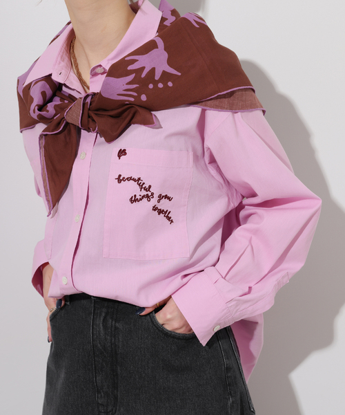 タウンクラフト　ジャーナルスタンダードレリュームのシャツ　M 美品 新品】 JOURNAL STANDARD relume × TOWNCRAFT ／ ジャーナル