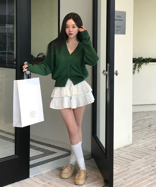 カーディガン 「BELLIDE MADE」 マーリンペンダントVネックカーディガン レディース BEIDELLI カーディガン 「BELLIDE MADE」 マーリンペンダントV