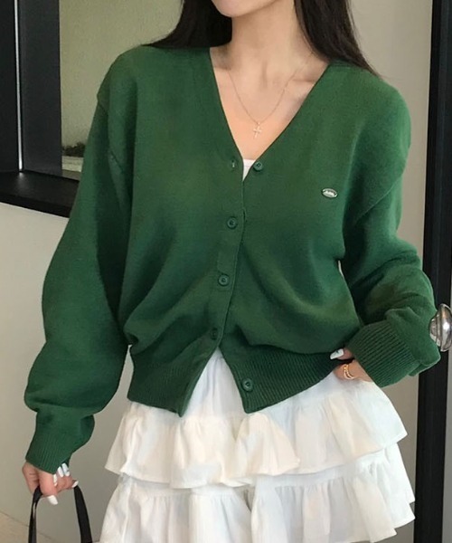カーディガン 「BELLIDE MADE」 マーリンペンダントVネックカーディガン レディース BEIDELLI カーディガン 「BELLIDE MADE」 マーリンペンダントV