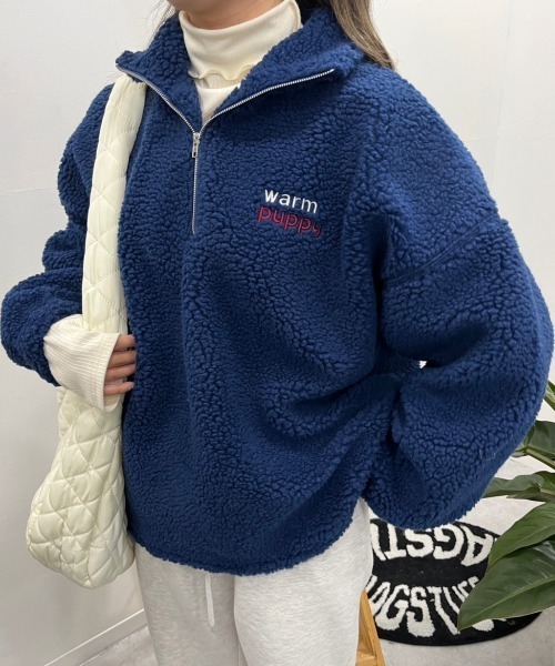 [nemne store] тренировочный cut and sewn SMALL темно-синий женский 