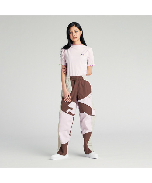 PUMA tシャツ プーマ ウィメンズ サマー リブ 半袖 Tシャツ