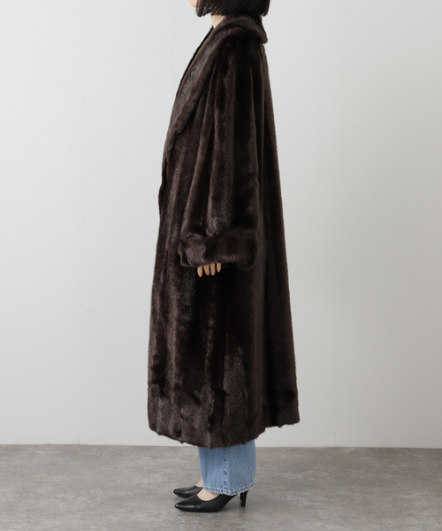 「jakke」 チェスターコート MEDIUM ブラウン レディース_画像3