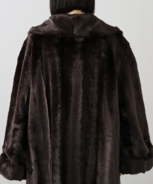 「jakke」 チェスターコート MEDIUM ブラウン レディース_画像6