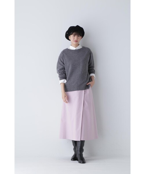 「human woman」 長袖ニット MEDIUM ライトグリーン レディース human woman 「human woman」 長袖ニット MEDIUM グリーン