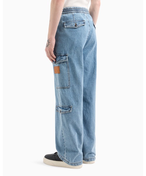 イタリア製 ARMANI JEANS カーゴパンツ ARMANI』/ アルマーニ ブラック 黒 カーゴ パンツ 44サイズ S 美
