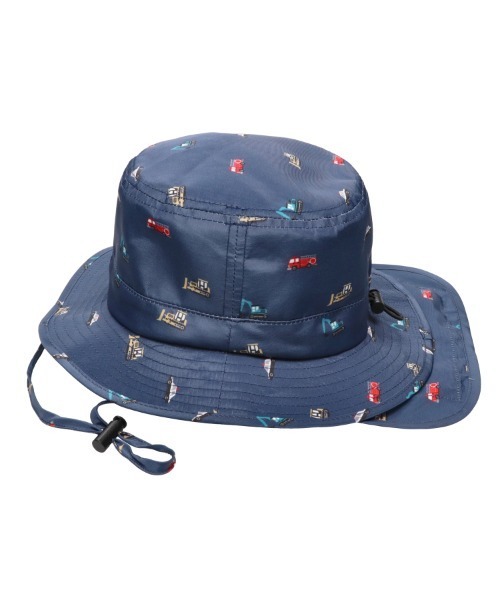 Kids Foret（キッズフォーレ） uvカット 帽子 ハット 働く車柄撥水