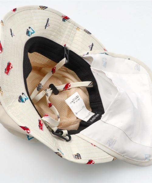 Kids Foret（キッズフォーレ） uvカット 帽子 ハット 働く車柄撥水