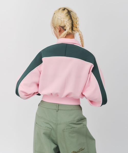 atmos girls コート アウター pink Track Jacket / アトモス