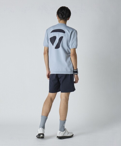 【別注】テーラーメイド Taylor Made 半袖ニットモックシャツ XL dショッピング |テーラーメイド Taylor Made T-ICE サークルロゴ