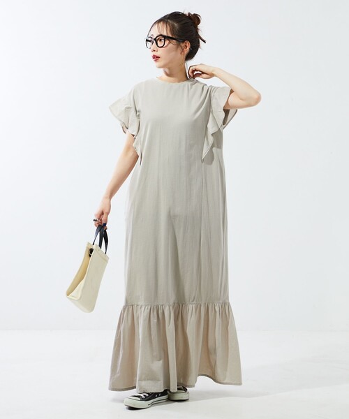 未使用　TFW ノースリーブ　ワンピース AZUL BY MOUSSY | デザインノースリーブワンピース (ワンピース(ロング
