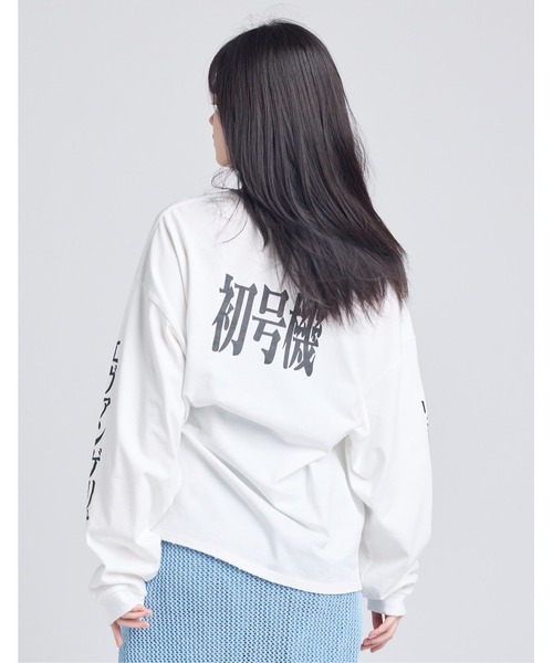 tシャツ evangelion x little sunny bite long tee レディース メンズ Little sunny bite tシャツ 「evangelion x little bite」 long