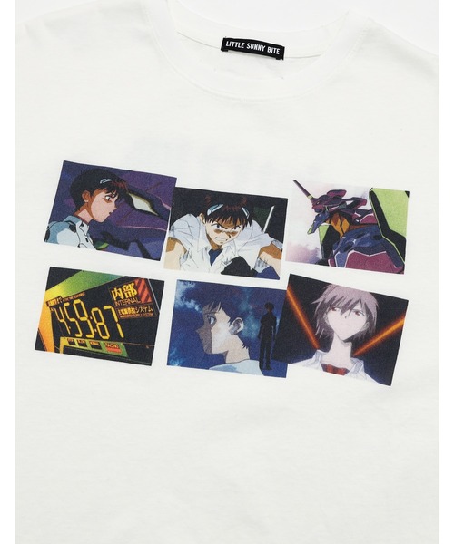 tシャツ evangelion x little sunny bite long tee レディース メンズ Little sunny bite tシャツ evangelion x little long tee