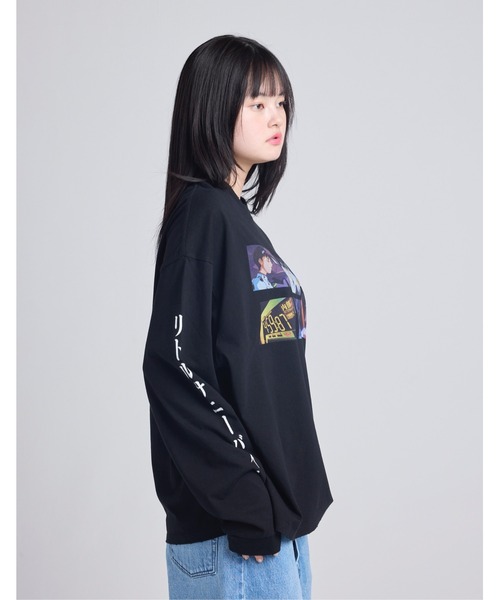 Little sunny bite tシャツ evangelion x little long tee