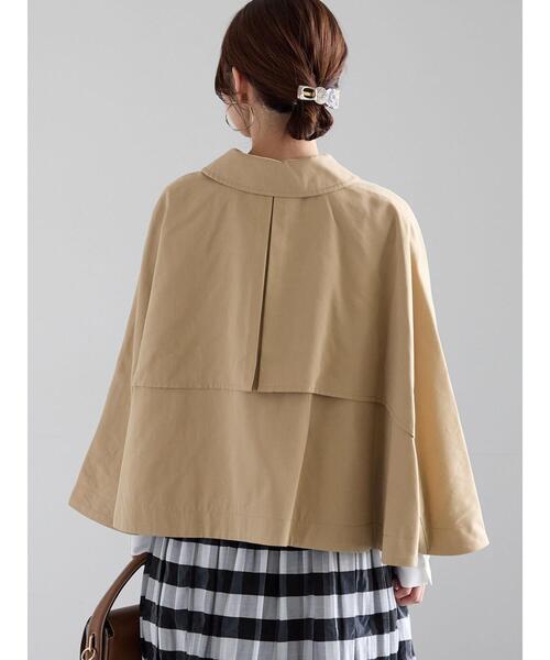 ノーカラージャケット ポンチョ Te chichi（テチチ） ジャケット ノーカラージャケット クロップド