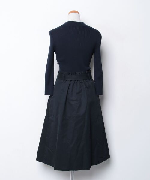 ブルーレーベルクレストブリッジ ドッキングワンピース 36 ブルーレーベルクレストブリッジ ドッキングワンピース36 ブルー