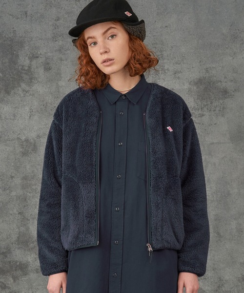 DANTON ブラック ジャケット サイズ36 Danton 「DANTON」 ジップアップブルゾン 36 ブラック レディース