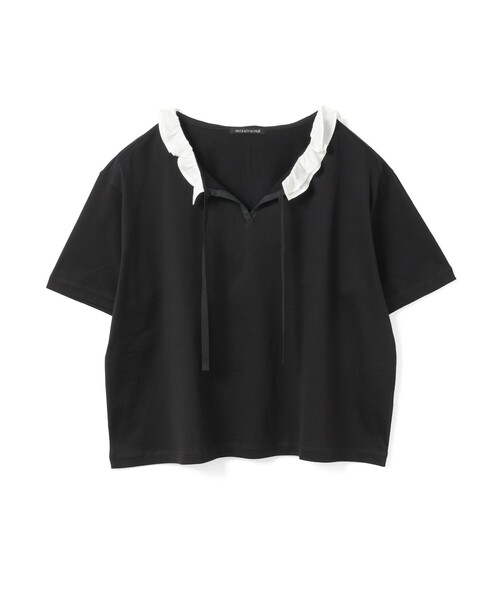 tシャツ mizuiro ind フリル襟プルオーバー レディース mizuiroind tシャツ mizuiro ind フリル襟プルオーバー