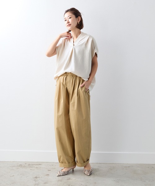 MICA&DEAL ブラウス シャツ タックショルダーブラウス