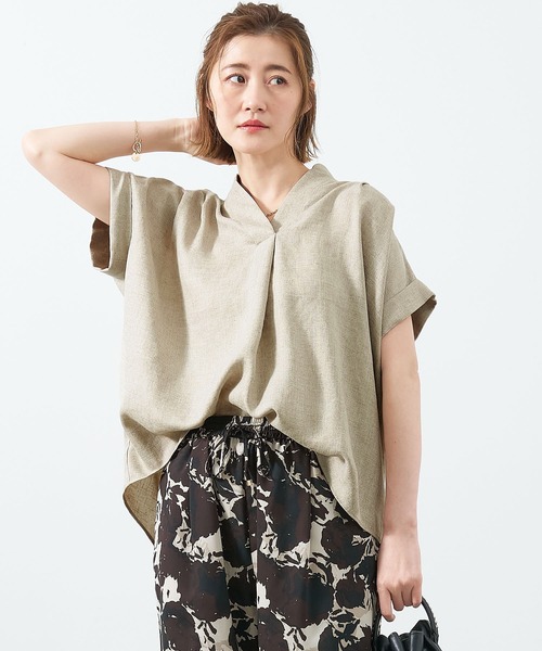 MICA&DEAL ブラウス シャツ タックショルダーブラウス