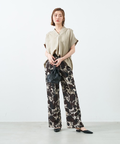 MICA&DEAL ブラウス シャツ タックショルダーブラウス