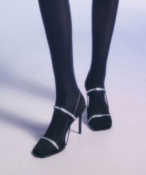 CHARLES ＆ KEITH サンダル Arona アロナ メタリッククリスタル