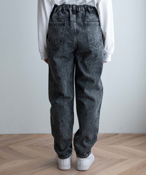 [WEGO] обработка Denim брюки MEDIUM оттенок черного прочее женский 