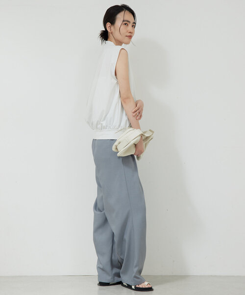 FRANGANT パンツ センタープレスタックワイドパンツ | すべての商品 | Flugge