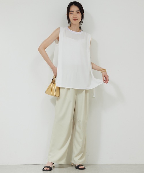 【即日発送】アルダート　fr GU公式 | ストレッチテーパードパンツ+EC(丈長め73.0cm)
