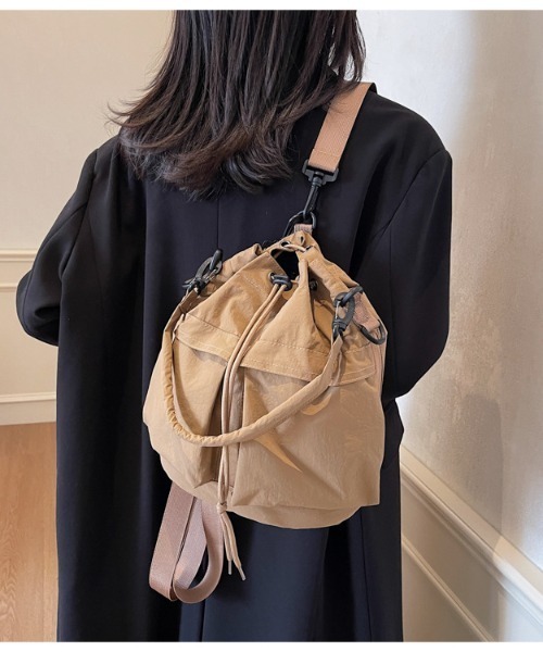 DEVICE（デバイス） ショルダーバッグ バッグ 3WAY 巾着バッグ