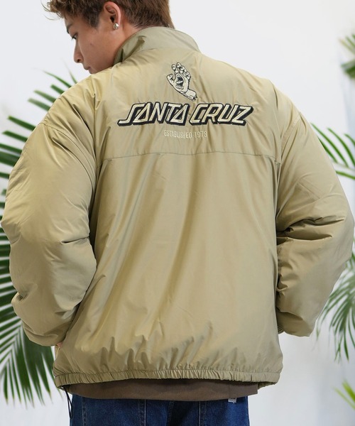 SANTA CRUZ（サンタクルーズ） ジップアップブルゾン M ベージュ