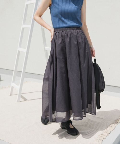 URBAN RESEARCH DOORS 黒プリーツスカート セール】ランダムプリーツスカート（スカート）｜URBAN RESEARCH