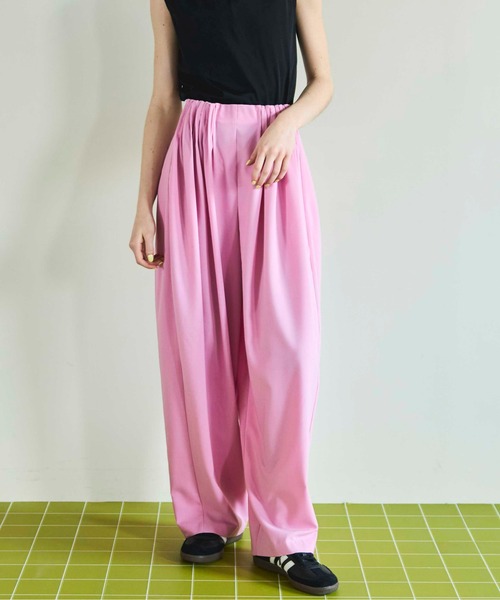 パンツ Maison Special MAISON SPECIAL パンツ Pintuck Volume Pants/ピンタック