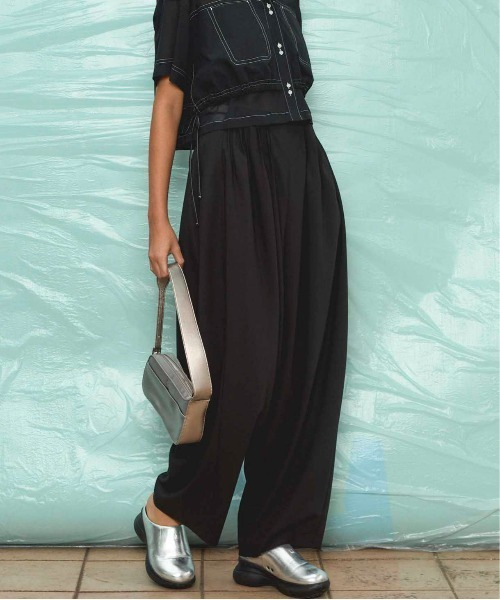 パンツ Maison Special MAISON SPECIAL パンツ Pintuck Volume Pants/ピンタック